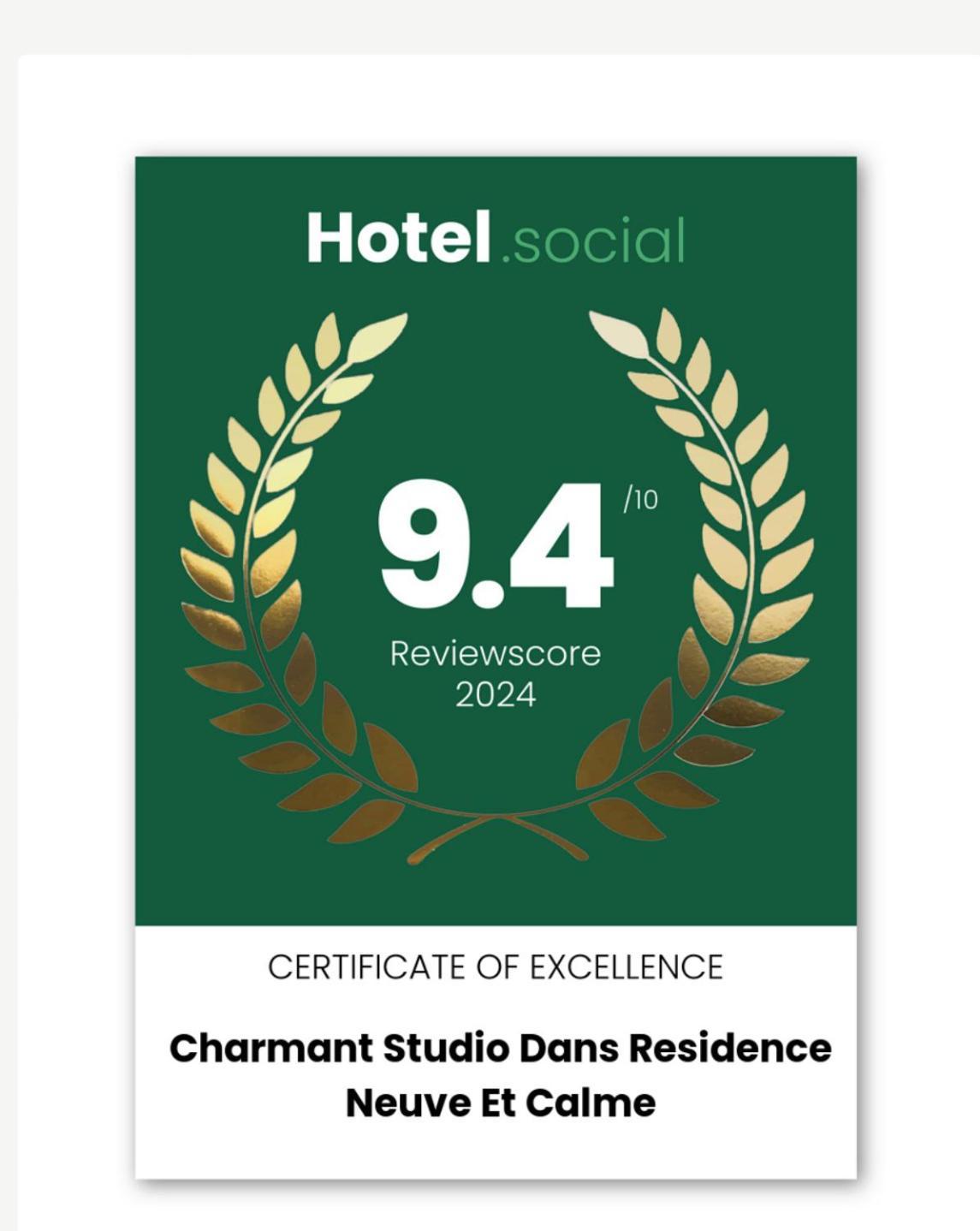 charmant studio dans résidence neuve et calme Corte  Exterior foto